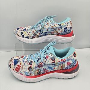 Asics Gel Cumulus 23 Blue Running Shoes Sneakers USA Cookout Women Sz 7